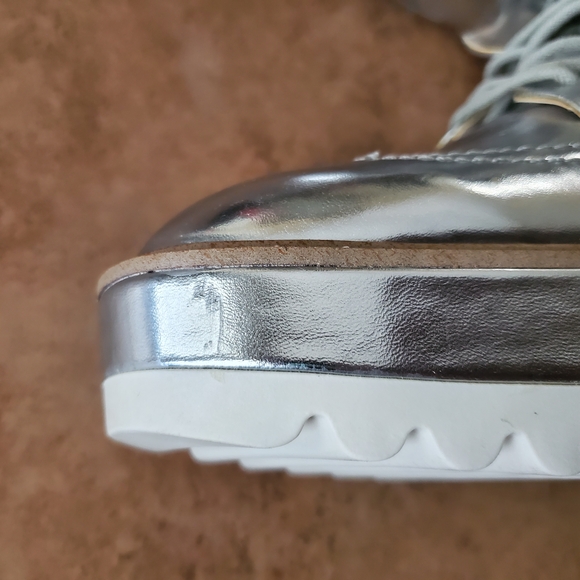 Silver Platform Women's Shoes - Picture 6 of 7